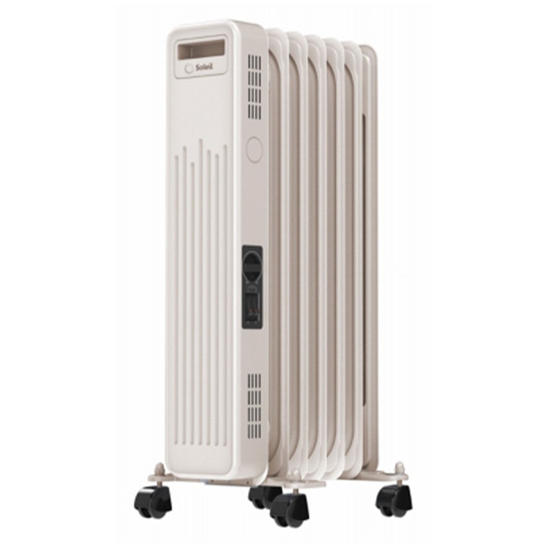 Geneva Industrial Portable Electric Oil Filled Radiator Heater, 3 Heat