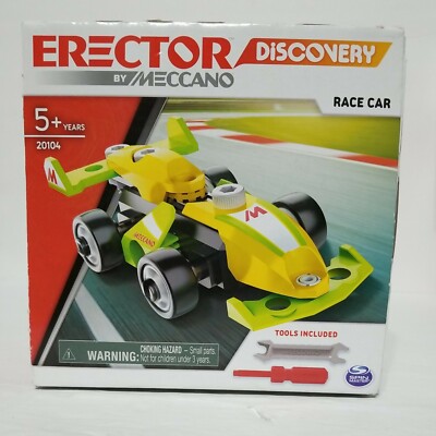 Erector Discovery by Meccano Race Car 20104 New Steam