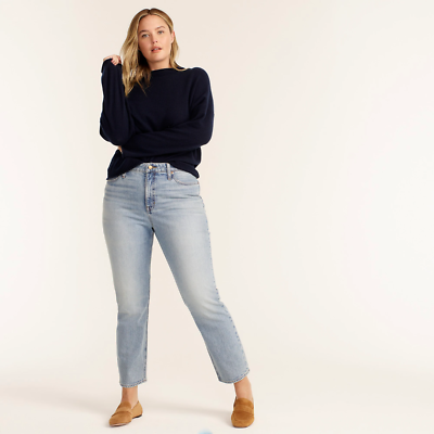 J crew top straight leg jeans