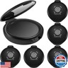 5 Pieces Fingerprint Ink Pads Thumbprint Ink Pads Black Stamp for Office Notary Supplies Identification Notary Security ID Fingerprint Cards Law Enforcement Kit