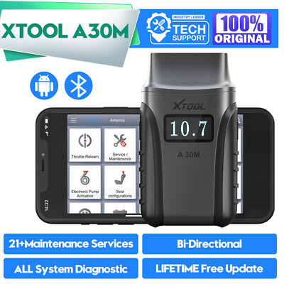 USED XTOOL A30M Wireless OBD2 OE-Level Full System Diagnosis Scanner Tool CAN FD