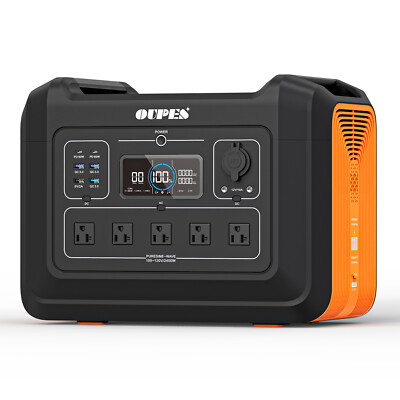 OUPES 2232Wh Portable Power Station 2400W Solar Generator Battery Camping