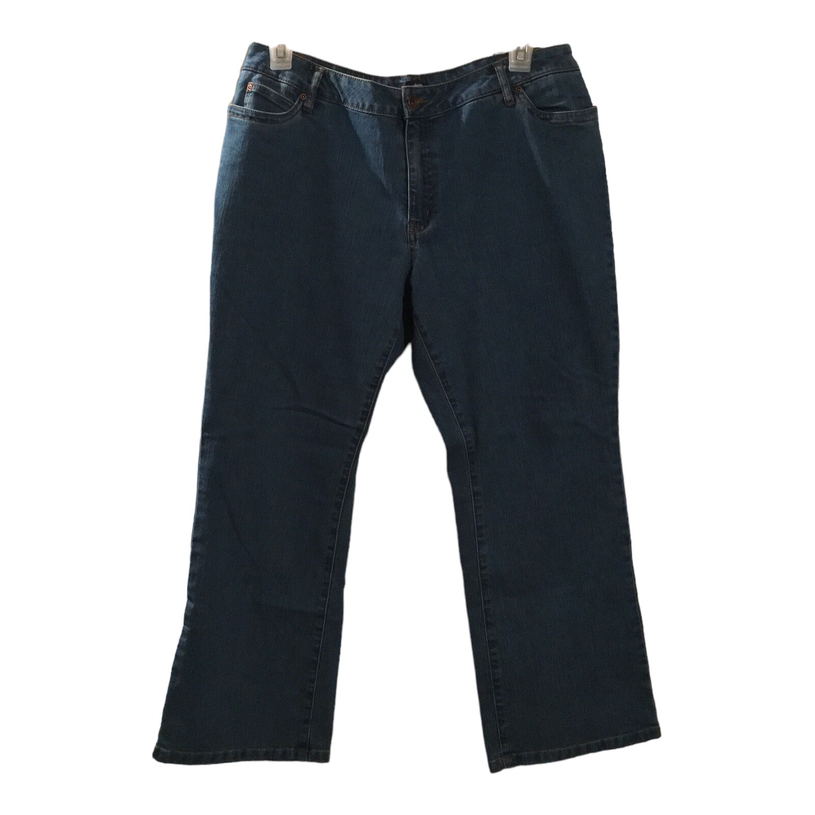 Denim 24/7 Women&rsquo;s Plus Petite Size 16, Medium Stonewash 5-Pocket Bootcut Jeans