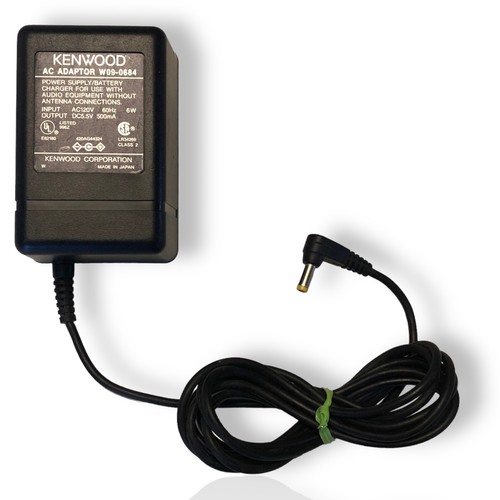 Kenwood AC-DC Power Adapter:DC5.5V 500mA W09-0684 OEM Plug