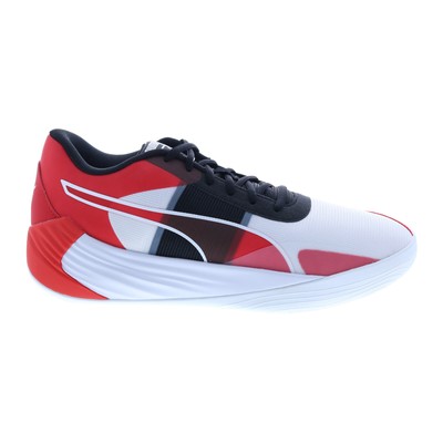 

Puma Fusion Nitro Team 37703502 Мужская белая парусиновая спортивная баскетбольная обувь, Белый, Puma Fusion Nitro Team