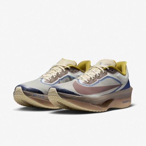 Nike Zoom Fly 6 Premium Light Bone Blue Void Burgundy Men Running HV4366-072