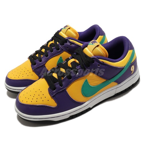 

Nike Lisa Leslie x Wmns Dunk Low LX Sparks Purple Yellow Women Casual DO9581-500, Фиолетовый, Wmns Dunk Low Ll