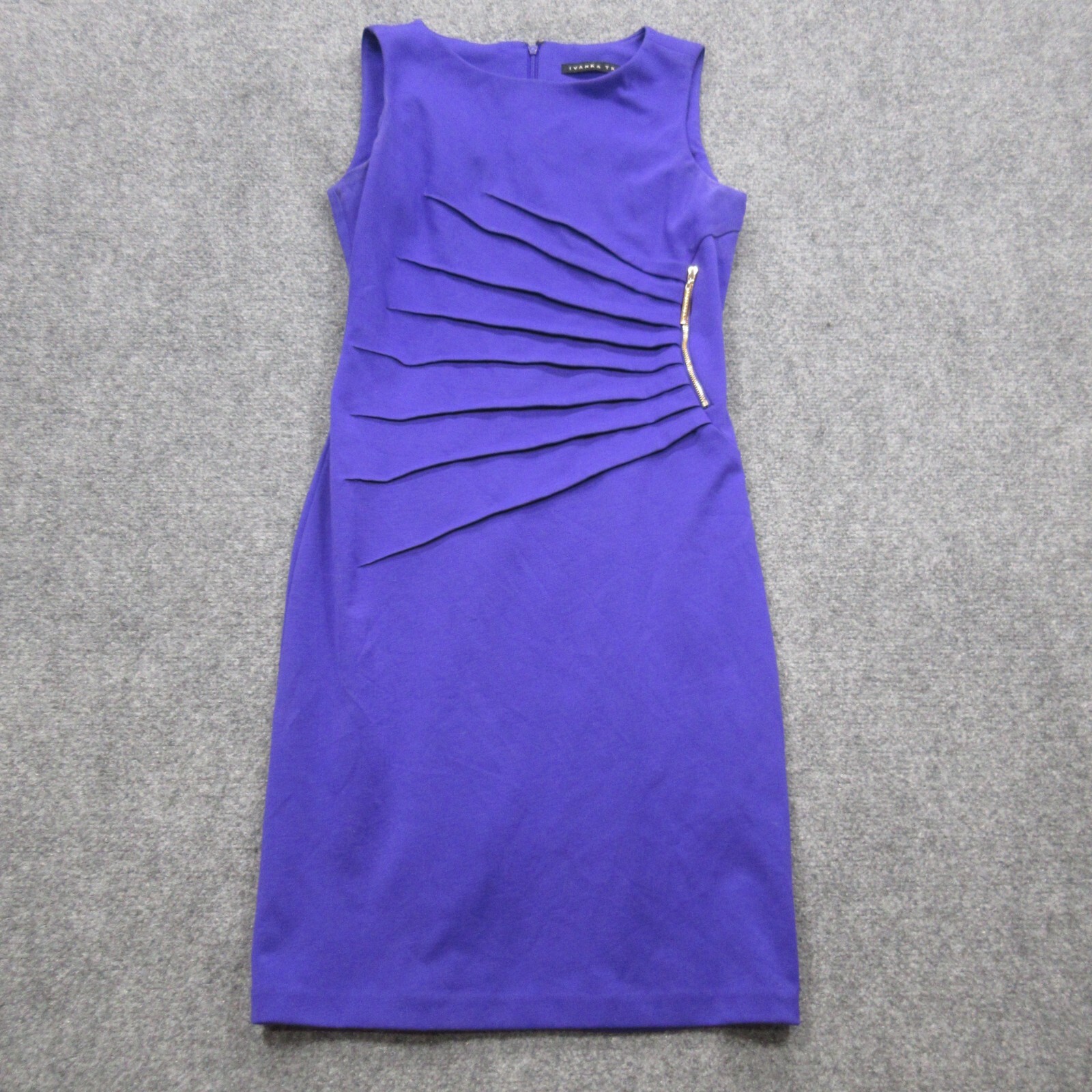 その他 IVANKA Ivanka Trump Dress Women 2 Purple Starburst Sleeveless