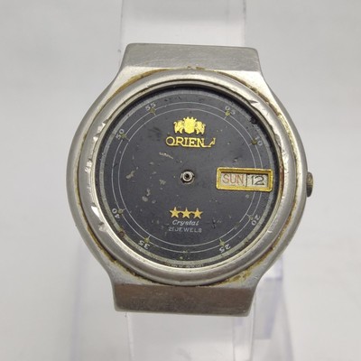 ORIENT 3 STAR JAPAN 46941 AUTOMATIC MOVEMENT 21J MEN'S WRIST WATCH FOR PARTS