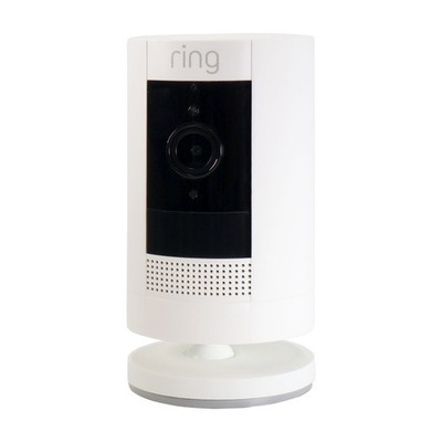 Ring Outdoor Cam Stick Up Indoor/Outdoor Wireless 1080p Security Camera - White