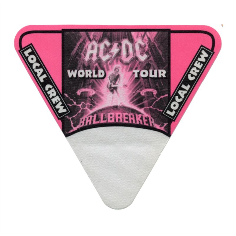 AC/DC 1996 Ballbreaker concert tour Local Crew Backstage Pass