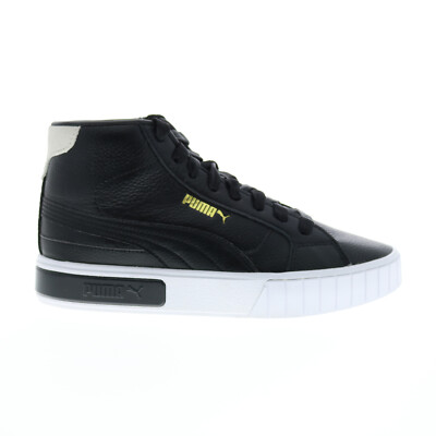 

Puma Cali Star Mid 38068303 Женские черные кожаные кроссовки Lifestyle 8.5, Черный, Puma Cali Star Mid
