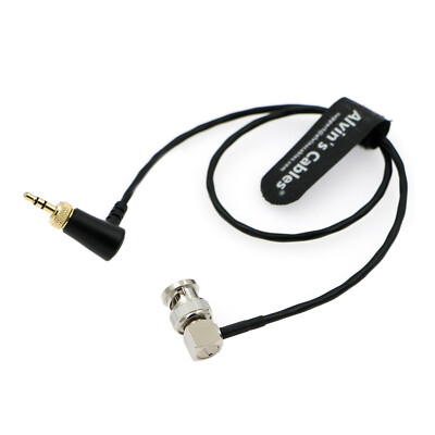 Timecode Cable for Canon C70 from Deity TC-1 timecode Box 3.5mm TRS Lock to BNC