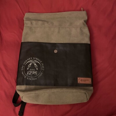 Highland Park Whisky Large Backpack Collectors Item NWT