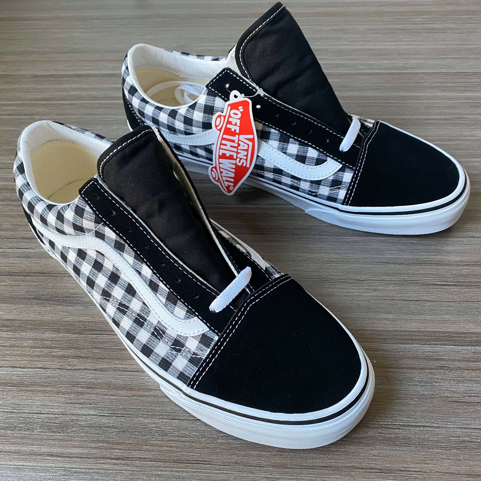 checkerboard vans for men