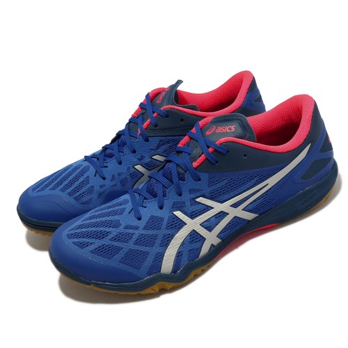 

Мужские кроссовки для настольного тенниса Asics Attack Dominate FF 2 Tuna Blue Silver Gum 1073A010-402, Синий, Attack Dominate Ff 2