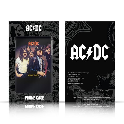 OFFIZIELLE ACDC ACDC ALBUMCOVER BRIEFTASCHE HUELLE AUS LEDER FÜR OPPO HANDYS