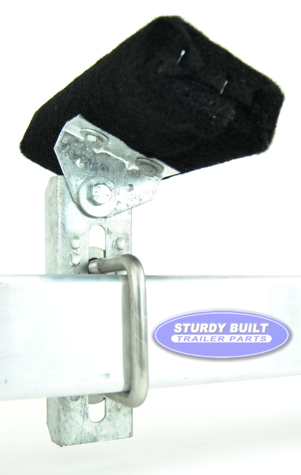 (Qty 4) 8" Boat Trailer Bunk Board Swivel Top Bolster Brackets