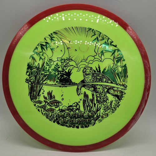 Axiom Discs Neutron Time Lapse Madison Walker Terrapin Stamp Chartreuse/Red 172g