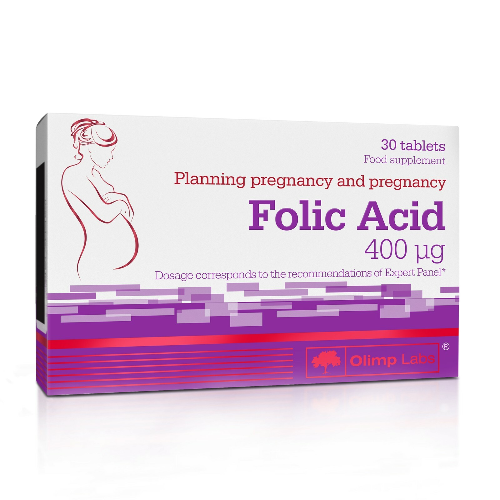 Olimp Folic Acid Pregnancy Planning Maternal Tissue Growth Support 30