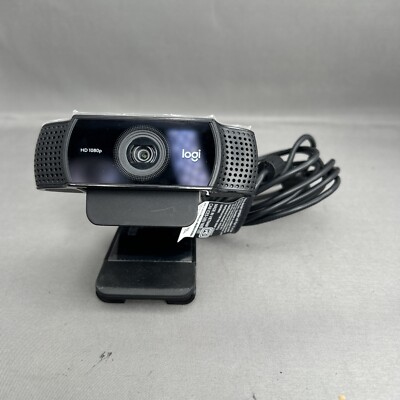 Logitech Logi HD 1080p USB Webcam Black