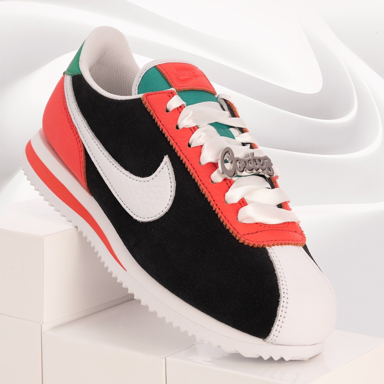 Nike Cortez Silver Signature Edition - Premium Leather