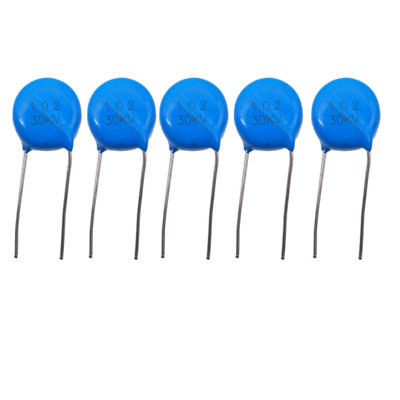 US Stock 5pcs Ceramic Disc Capacitors 1000pf 1nf 0.001uf 102 30000V 30KV