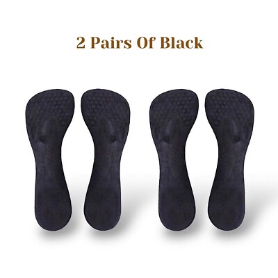 2, 3, 4 Pairs Slim Gel Inserts 3/4 Length Invisible Insoles Liner Women Size 5-8