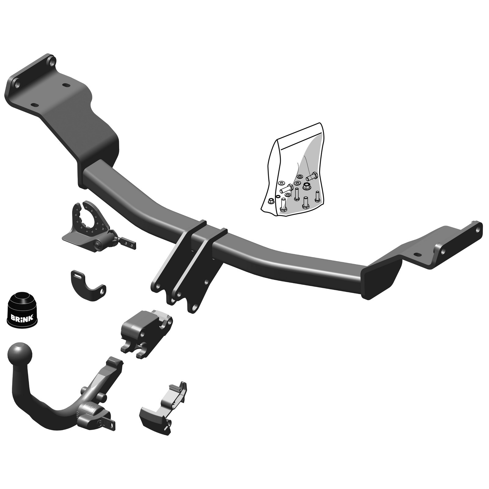 Brink Towbar for Hyundai i30 Hatchback 20112016 Detachable Tow Bar