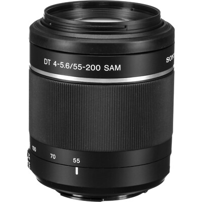 Sony DT 55-200mm F/4-5.6 SAM Lens (A-Mount) *OPEN BOX*