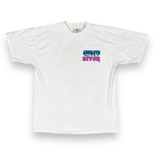 Vintage 90's Absolute Proud To Be A Bitch T Shirt Retro City Vintage 90's Absolute Proud To Be A Bitch T Shirt Retro City