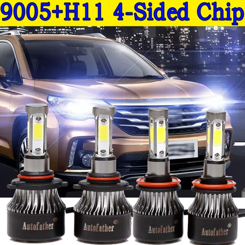 Auto Parts and Vehicles Car & Truck LED Light Bulbs 4pcs Combo LED