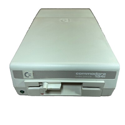 Commodore 64 Model 1541 Disk Drive Tested For Parts Repair