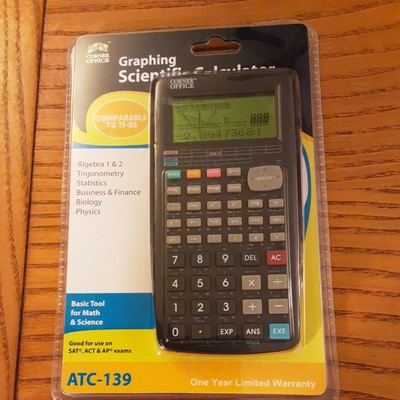 Graphing Scientific Calculator ATC-139  By Corner Office NEW Factory-Sealed