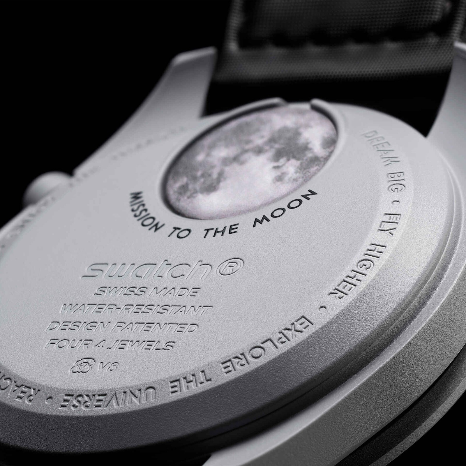 Pre-owned Omega X Swatch Brand | Swatch X Omega Bioceramic Moonswatch: Mission To Moon (so33m100)