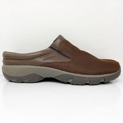 

Merrell Mens Encore Rexton J90489 Коричневые повседневные туфли-сабо без шнуровки с круглым носком 13, Коричневый, Encore Rexton