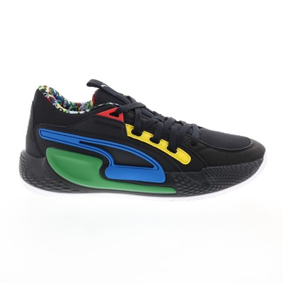 

Мужские баскетбольные кроссовки Puma Court Rider Chaos Trash Talk с черной сеткой, Черный, Puma Court Rider Chaos Trash Talk