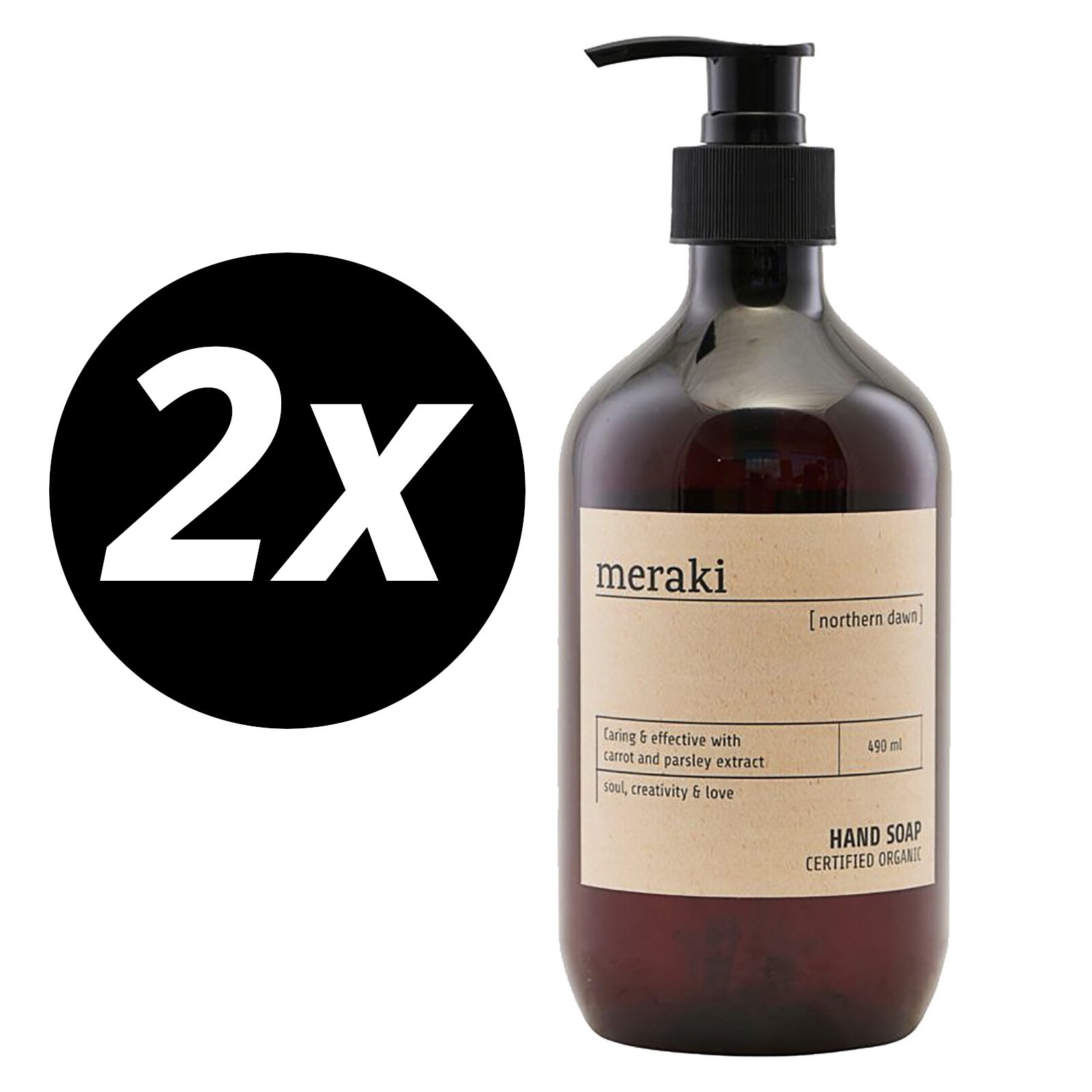 2 x MERAKI Handseife Northern Dawn 490 ml Flüssigseife Seifenspender NEU - Bild 1 von 2