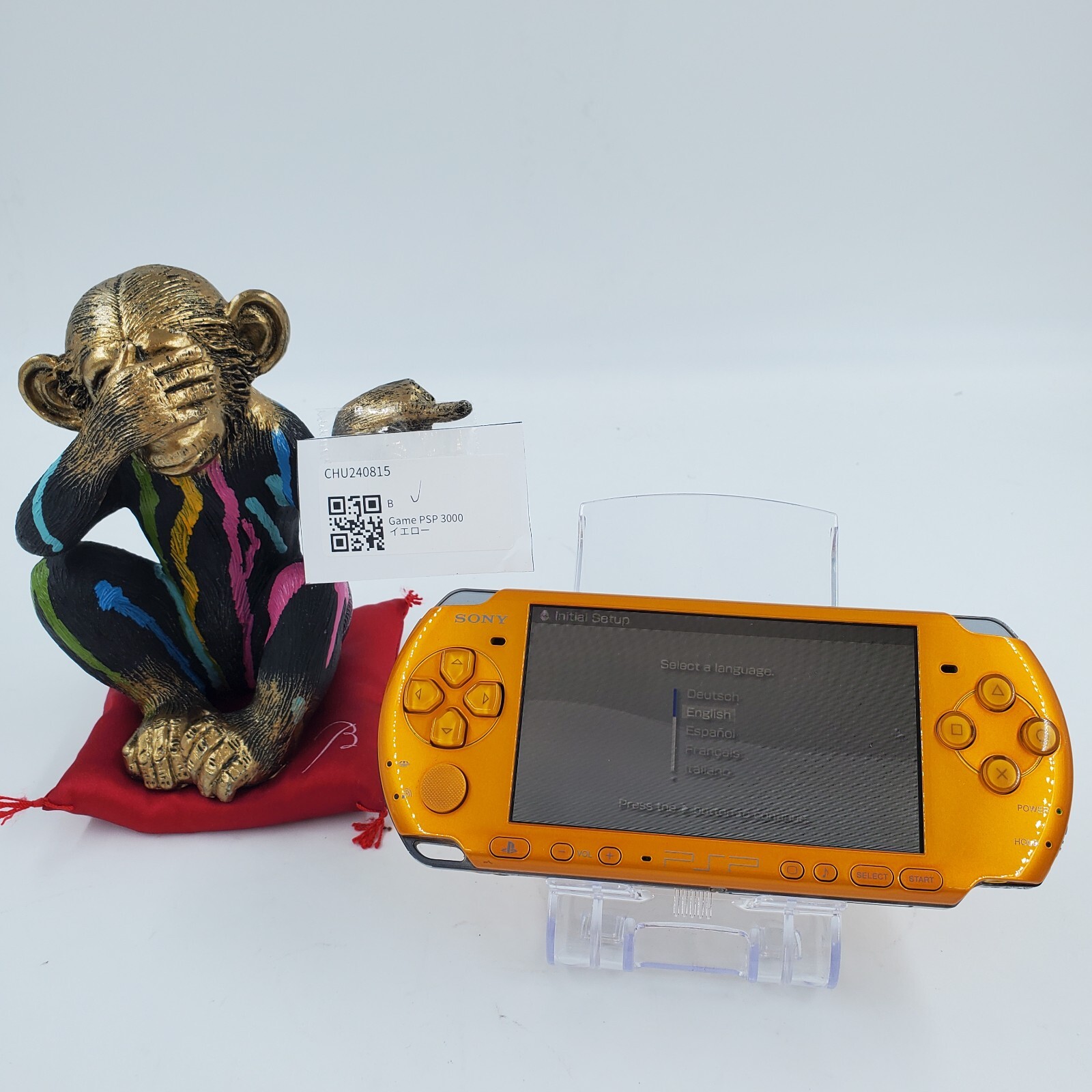 美品 PSP 3000 本体 ブライトイエロー 黄 動作良好品 すぐ遊べるセット 良品 PSP 3000 本体 ブライトイエロー動作品 すぐ遊べるセット