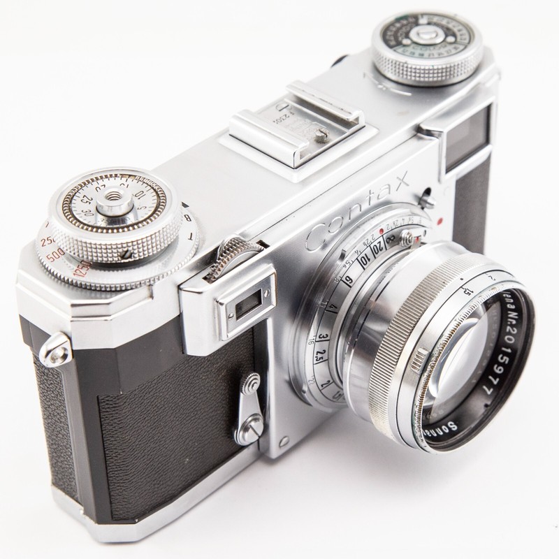 Contax Iia + Zeiss Sonnar 5cm F1.5 Appareil TÃ©LÃ©MÃ©Trique / Rangefinder Camera