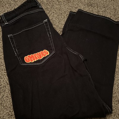 Empyre Black Corduroy Relax Fit Skater Pants Loose Baggy Skate Mens Sz 32x30 
