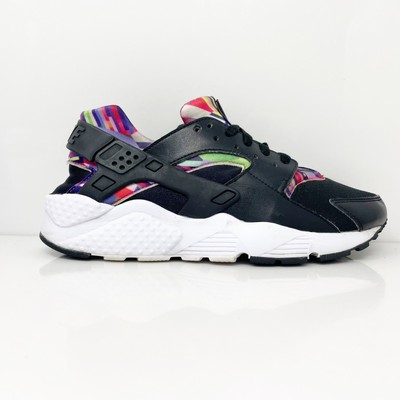 

Nike Girls Huarache Run Print 704948-003 Черные кроссовки для бега, размер 6,5 лет, Черный, Huarache Run Print