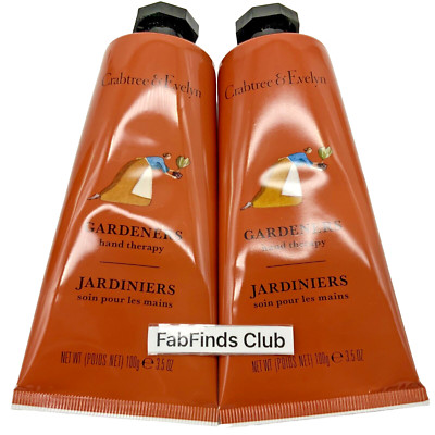 2x Crabtree & Evelyn Gardeners Hand Therapy Cream 3.5oz each