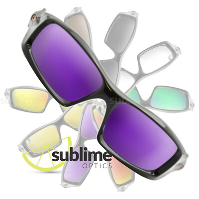 POLARIZED Metallic Indigo Purple Replacement Lenses For Oakley Monster Pup