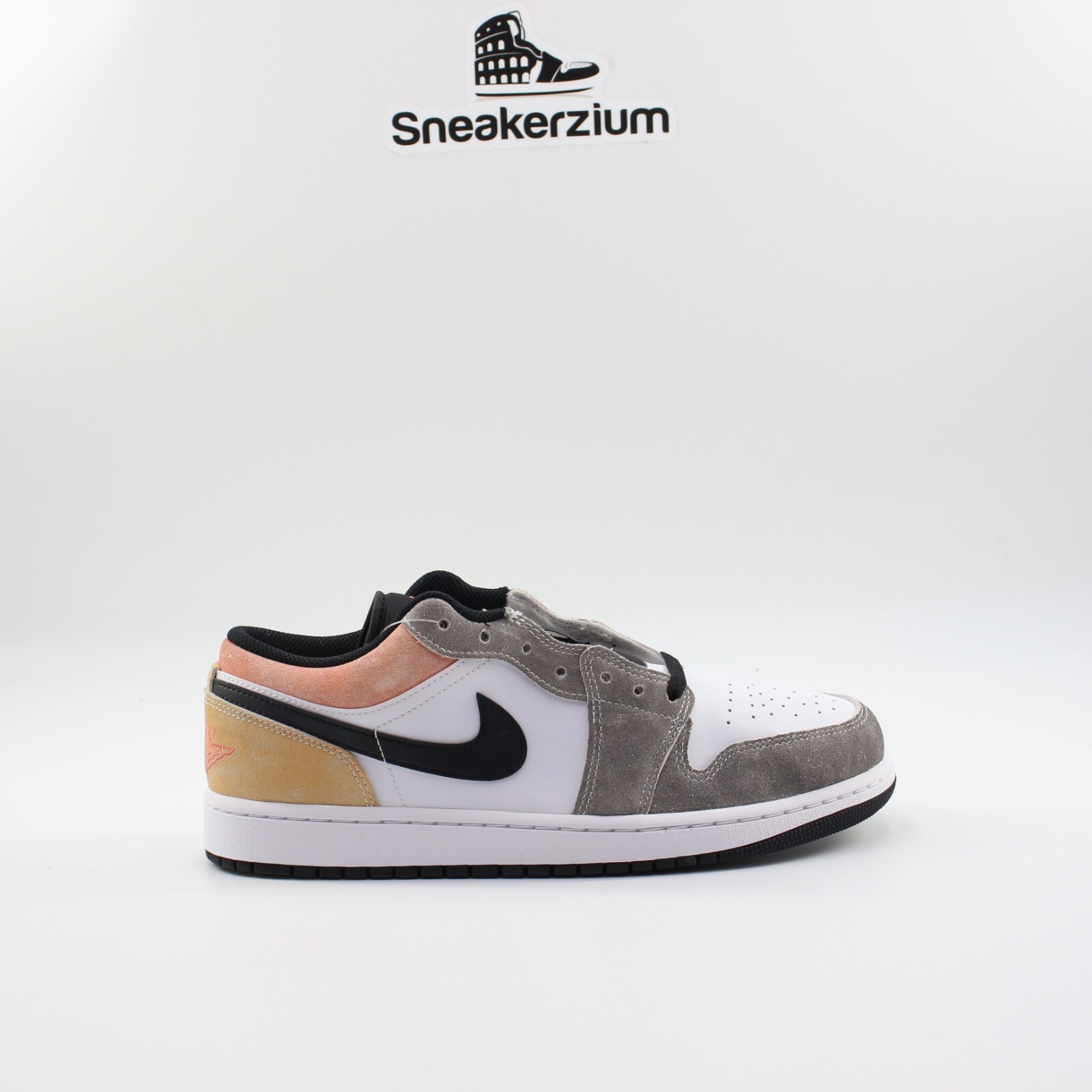 

Мужские кроссовки Nike Air Jordan 1 Low SE Flight Club Black Magic Ember DX4334-008, новинка, Multicolor, Air Jordan 1