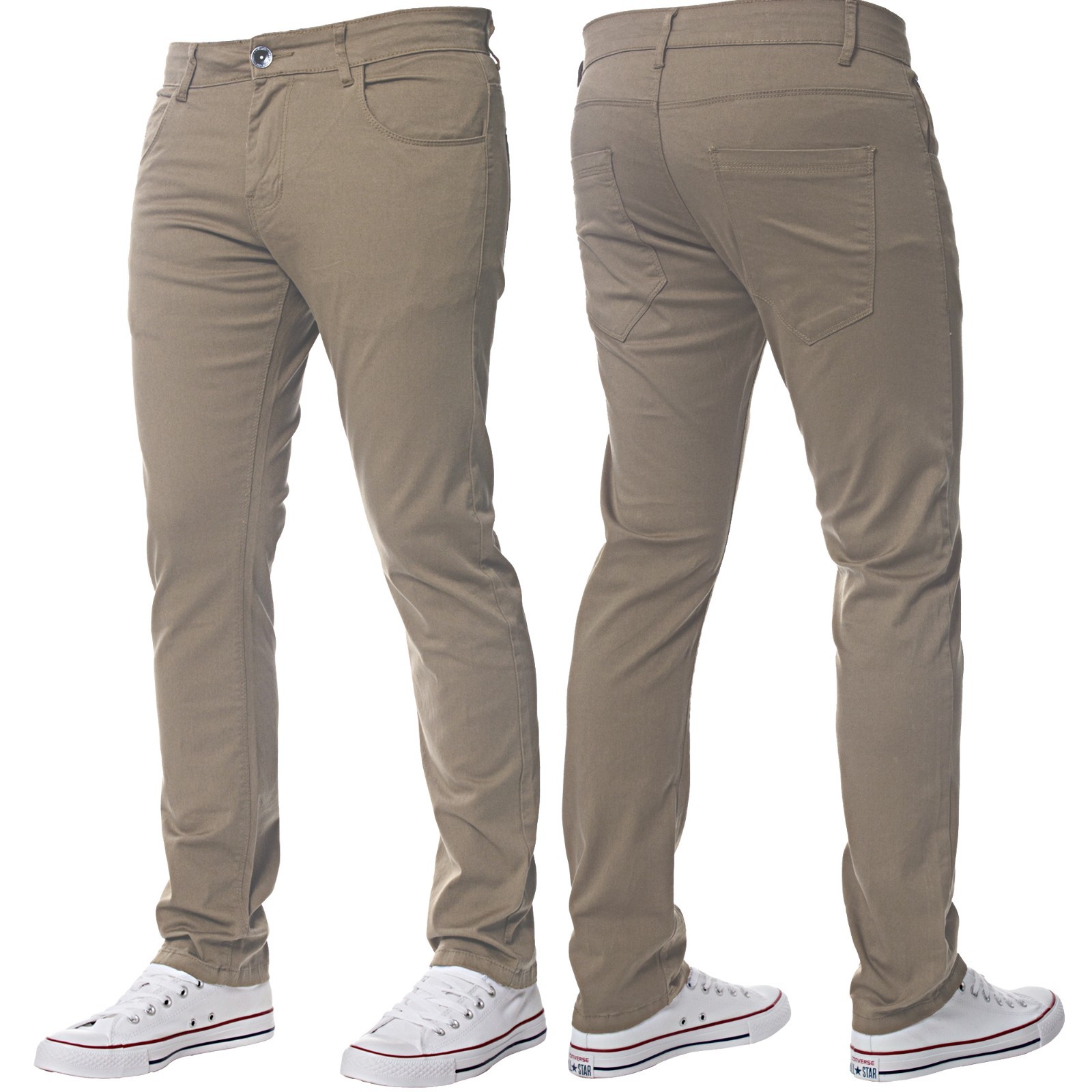 mens stretch waist chinos