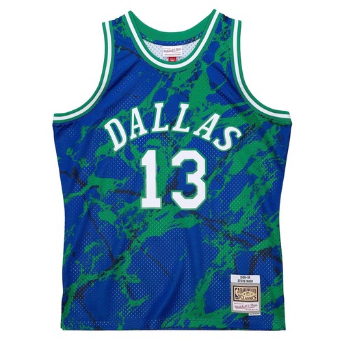 

MITCHELL - NESS TEAM MARBLE SWINGMAN ДЖЕРСИ DALLAS MAVERICKS 1998 STEVE NASH, Синий