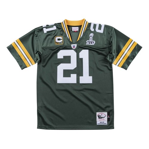 

MITCHELL - NESS АУТЕНТИЧНАЯ ФУТБОЛКА NFL SUPERBOWL JERSEY PACKERS 2010 ЧАРЛЬЗ ВУДСОН, Dark green
