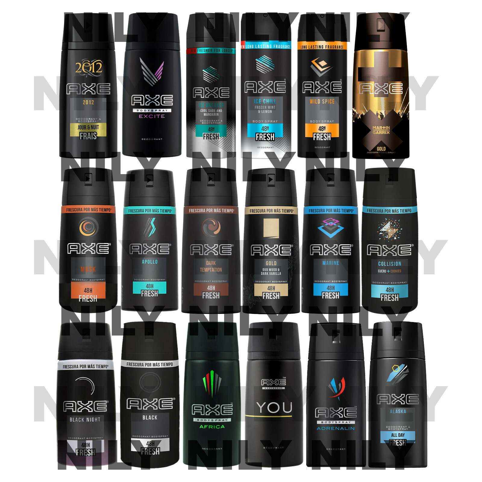 deodorant body spray axe