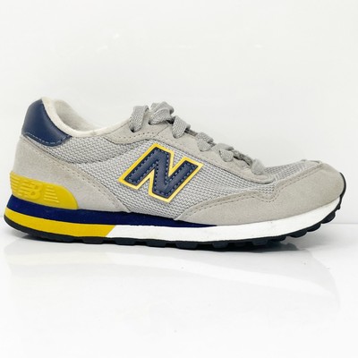 New Balance Boys 515 V1 PC515WL1 Серая повседневная обувь Кроссовки Размер 13 W